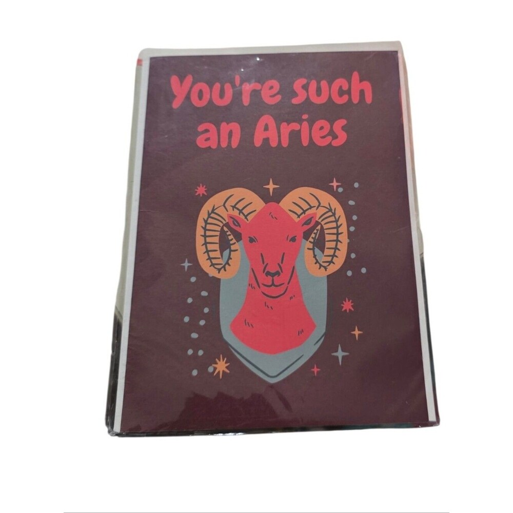 TBH Magic Blank Aries Greeting Card And Envelope
